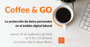 Durán-Sindreu Coffee & Go: La protección de datos personales en el ámbito digital