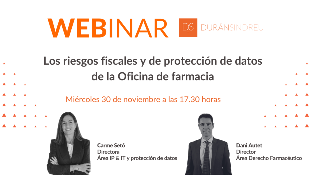 riesgos fiscales y de protección de datos en la oficina de farmacia